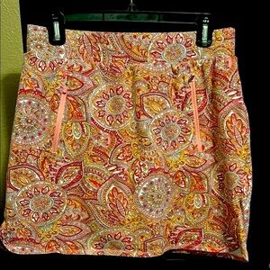 Talbots Pink and Orange Skort